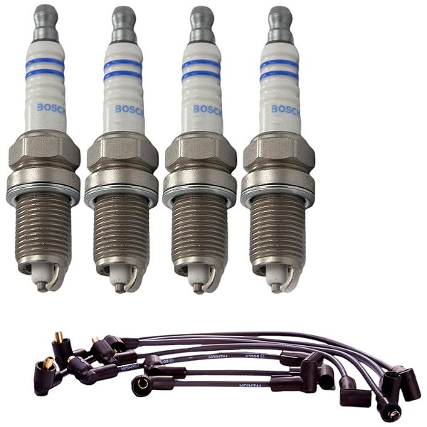 Kit Cabo E Vela Opala 4.1 12v 6cc 250s 86 Gasolina Bosch