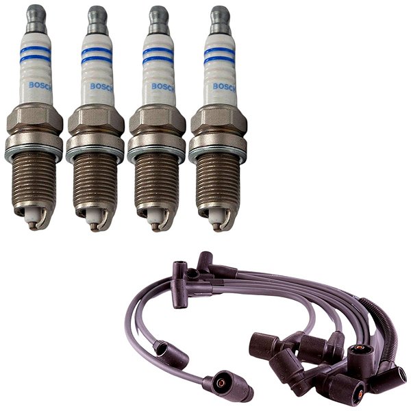Kit Cabo E Vela Silverado 4.1 6cc 2000 2001 Gasolina Bosch