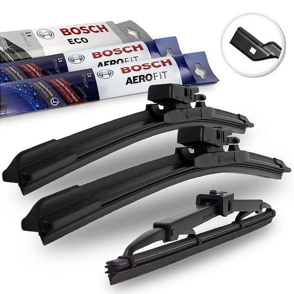 Palheta Limpador Palio G4 2015 2016 2017 Diant+tras Bosch