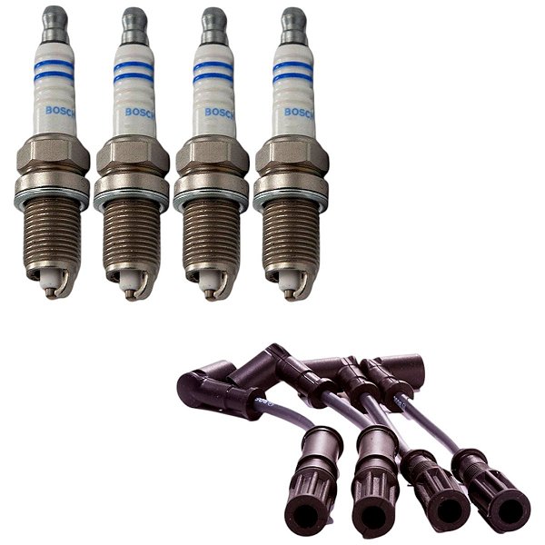 Kit Cabo E Vela Fiorino 1.4 8v Fire Evo 2015 2016 Flex Bosch