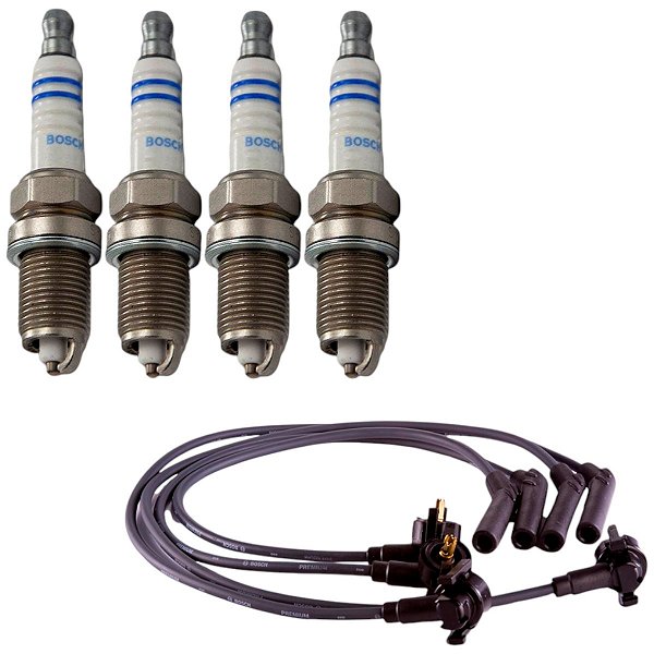 Kit Cabo E Vela Apolo 1.8 8v Ap1800 Gas 92 Gasolina Bosch