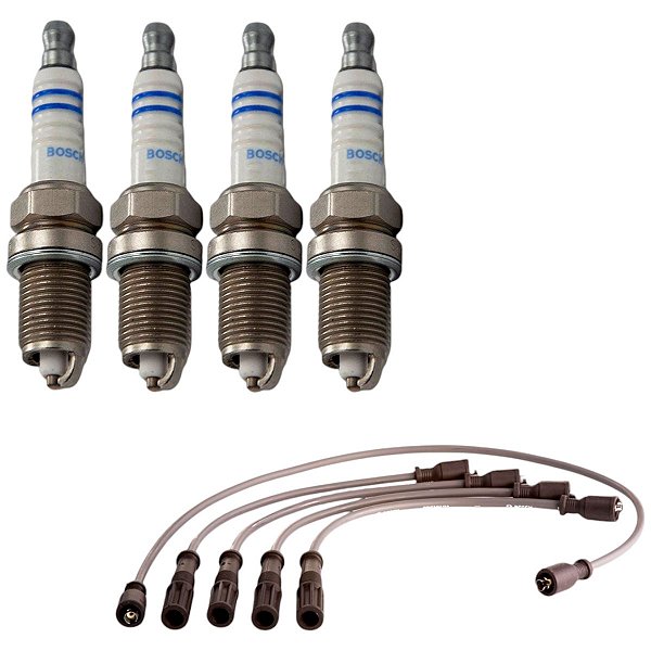 Kit Vela Ignição Fiorino 1.5 8v Fiasa 88-90 Gaso Bosch