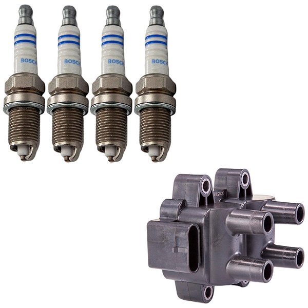 Kit Cabo E Vela Tempra 2.0 8v Turbo 1994 1995 Gasolina Bosch