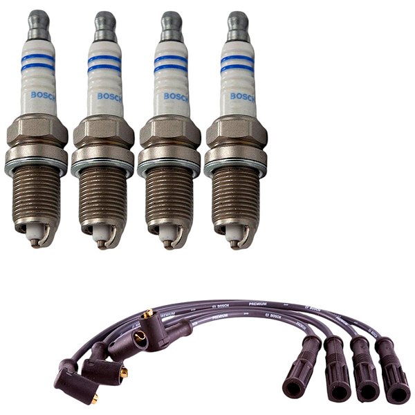 Kit Cabo E Vela Tempra 2.0 8v Spi 1996 1997 Gasolina Bosch