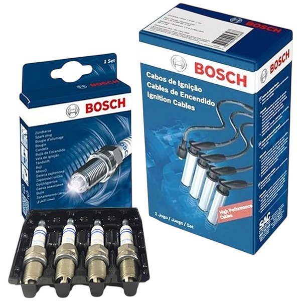Kit Jogo Cabo+velas Bosch Vectra 2.0 Sohc Mpfi Gas 96-98