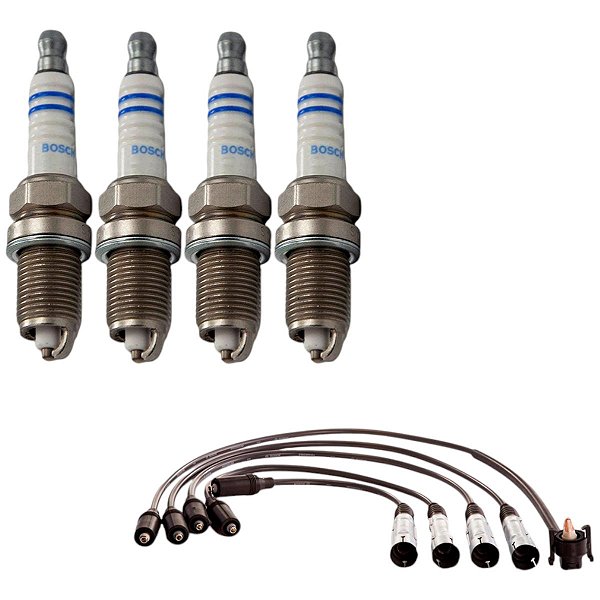 Kit Cabo E Vela Logus 1.6 8v Ap 1994 1995 Gasolina Bosch