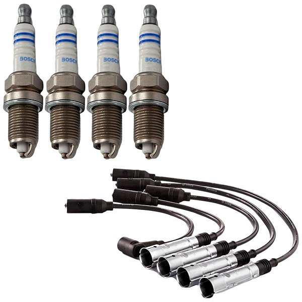 Kit Cabo E Vela Saveiro 1.6 8v Ap 1986 1987 Gasolina Bosch