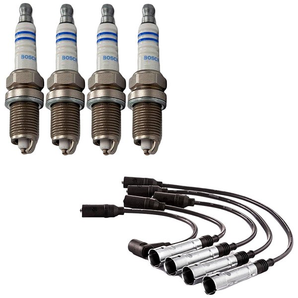 Kit Cabo E Vela Saveiro 1.8 8v Ap 1991 1992 Gasolina Bosch