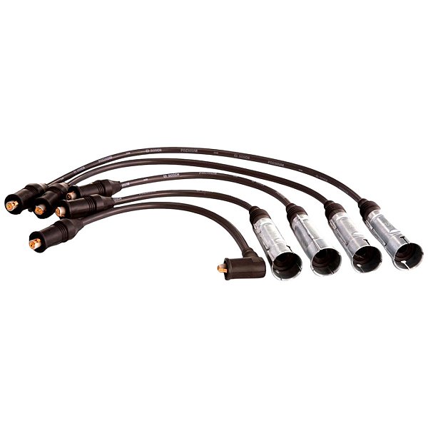 Kit Cabos + Velas Fiat Uno G1 1.5 8v 1991 A 1993 Álcool Original Bosch