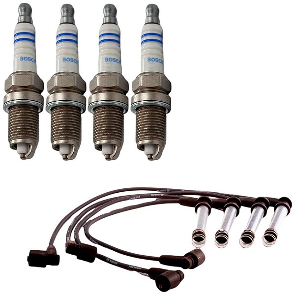 Kit Cabo E Vela Blazer 2.4 8v Sohc Mpfi 03 Gasolina Bosch