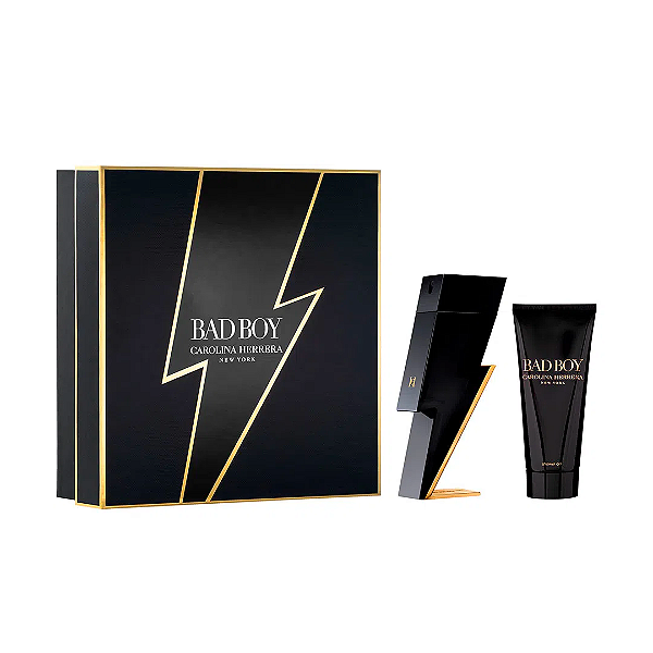 Carolina Herrera Coffret Bad Boy Edt 100ml + Shower Gel Masculino