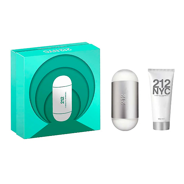 Carolina Herrera Coffret 212 NYC 100ml Edt + Body Lotion - Feminino
