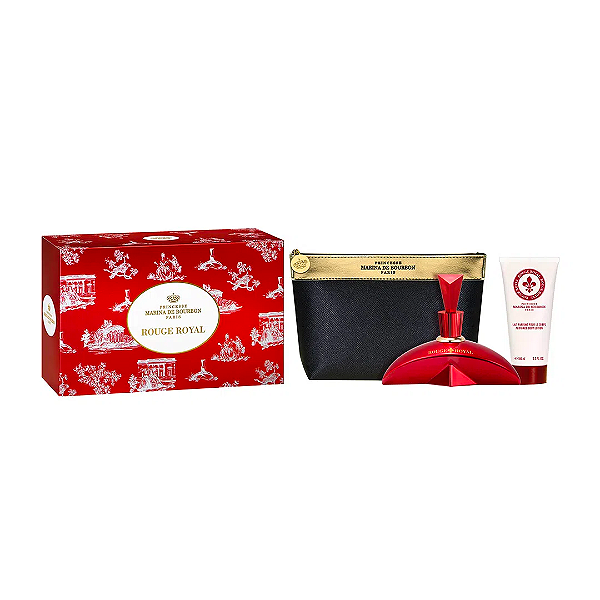 Marina de Bourbon Coffret Rouge Royal 100ml Edp + Body Lotion + Necessáire Feminino