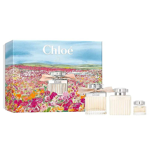 Chloé Coffret Signature 75ml + Body Lotion + Miniatura Feminino