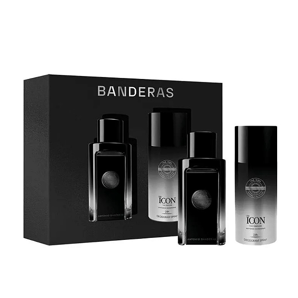 Banderas Coffret The Icon 100ml Edp + Deo Spray 150ml - Masculino