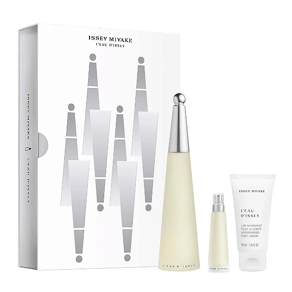 Issey Miyake Coffret Leau D'issey Edt 100ml + Travel Size 10ml + Body Lotion Feminino