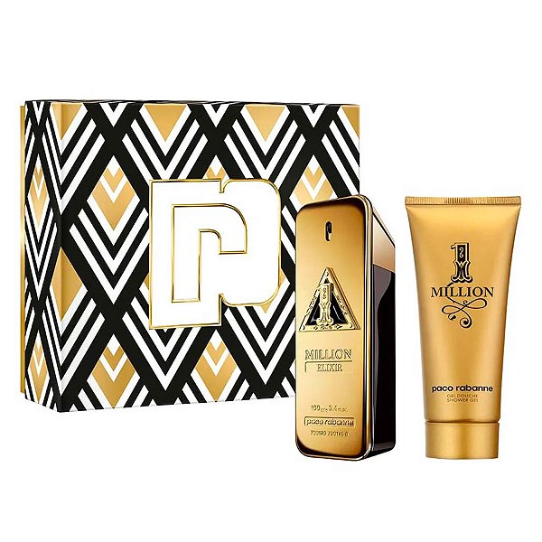 Paco Rabanne Coffret 1 Million Elixir Parfum Intense 100ml + Shower Gel Masculino