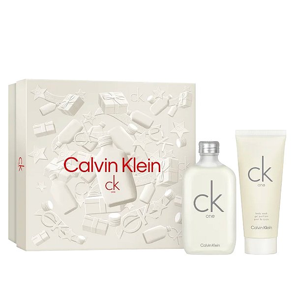 Calvin Klein Coffret CK One Edt 100ml + Loção de Banho 100ml Unissex
