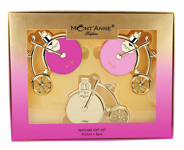 Mont´Anne Coffret Miss You Luxe + Miss You Glamour + Adieu Luxe 3x25ml Feminino