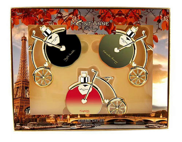 Mont´Anne Coffret Black Sight + Odoratus Femme + Ocupletis 3x25ml Feminino