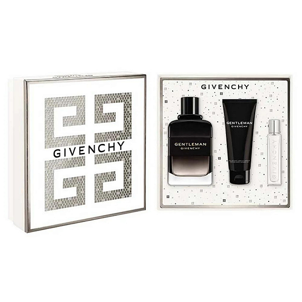 Givenchy Coffret Gentleman Boisée Edp 100ml + Gel de Banho + Travel Spray Masculino