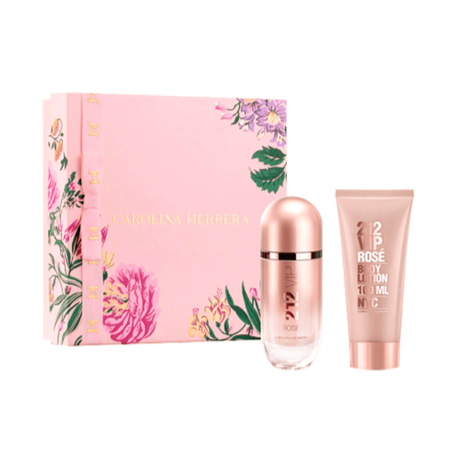 Carolina Herrera Coffret 212 Vip Rosé 80ml Edp + Loção Corporal 100ml - Feminino