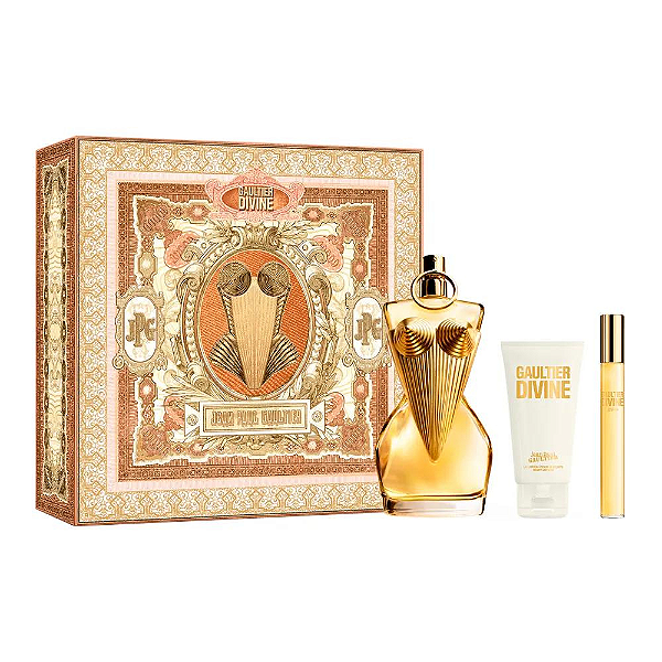 Jean Paul Gaultier Coffret Gaultier Divine Edp 100ml + Creme Corporal 75ml + Travel Size 10ml Feminino