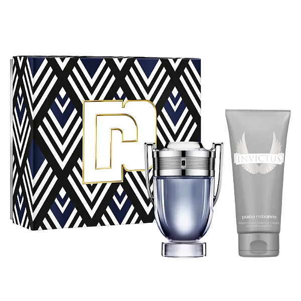 Paco Rabanne Coffret Invictus Edt 100ml + Gel de Banho 100ml Masculino