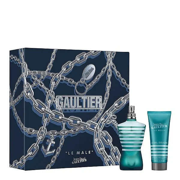 Jean Paul Gaultier Coffret Le Male Edt 75ml + Gel de Banho 75ml - Masculino