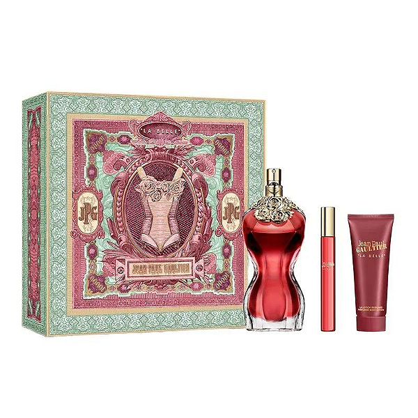 Jean Paul Gaultier Coffret La Belle Edp 100ml + Creme Corporal 75ml + Travel Size 10ml Feminino