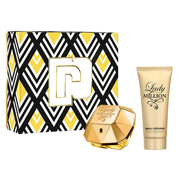 Paco Rabanne Coffret Lady Million Edp 80ml + Creme Corporal 100ml - Feminino