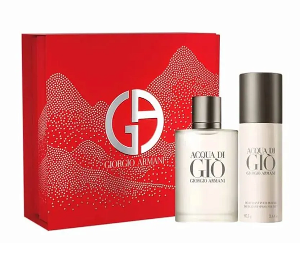 Giorgio Armani Coffret Acqua Di Gió 100ml Edt + Desodorante Spray 150ml Masculino