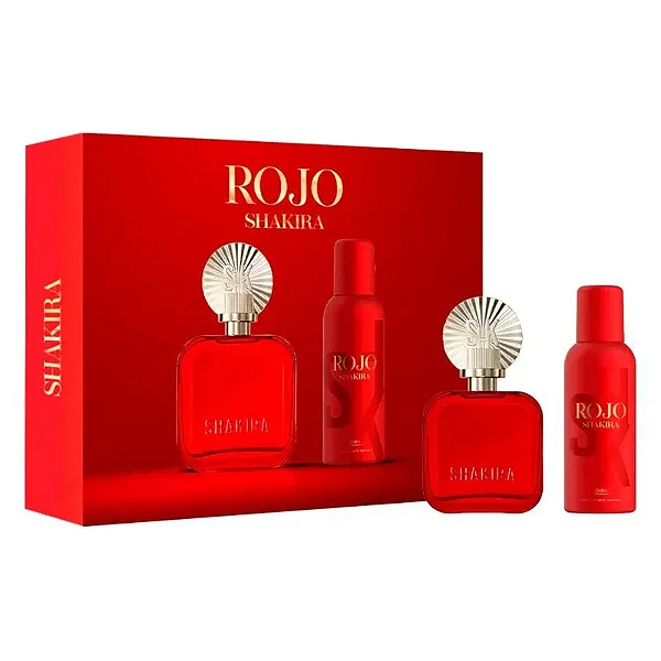 Shakira Coffret Rojo Edp 80ml + Desodorante 150ml - Feminino