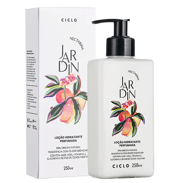 Loção Hidratante Perfumada Jardin Nectarina 250ml - Feminino