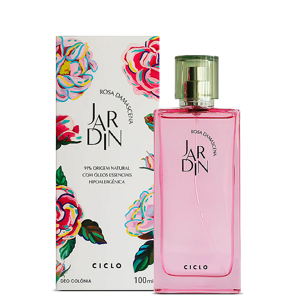 Ciclo Deo Colônia Jardin Rosa Damascena 100ml - Feminino