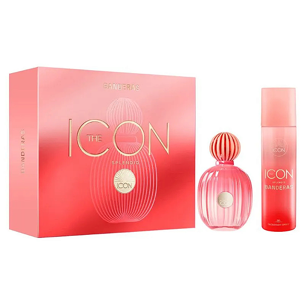 Banderas Coffret The Icon Splendid Edp 100ml + Deo Spray 150ml - Feminino