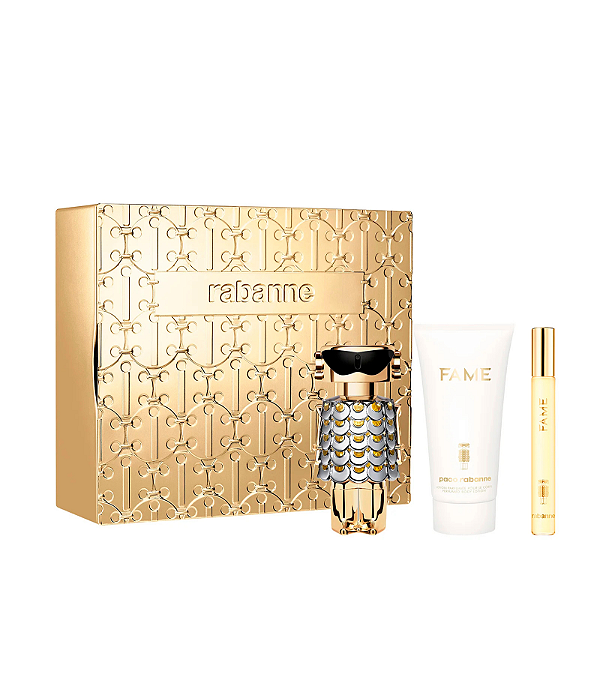 Paco Rabanne Coffret Fame Edp 50ml + Creme Corporal 75ml + Travel Size Edp 10ml - Feminino