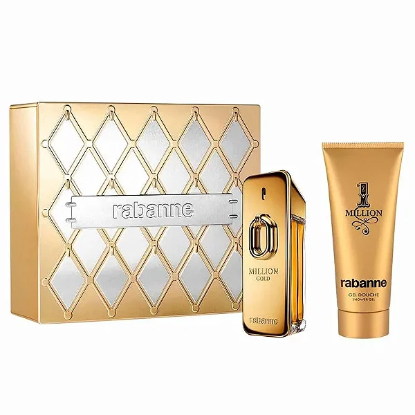 Paco Rabanne Coffret 1 Million Gold Edp Intense 100ml + Gel de Banho 100ml - Masculino