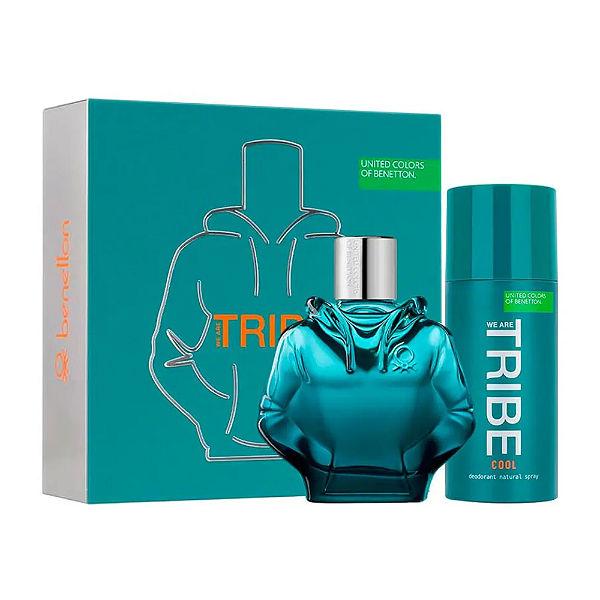 Benetton Coffret We Are Tribe Edt 90ml + Deo Spray 150ml - Masculino