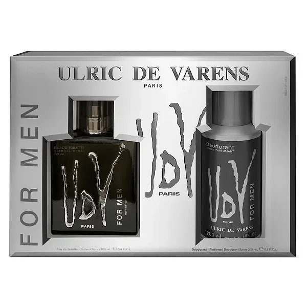Ulric de Varens Coffret UDV For Men Edt 100ml + Deo Spray 200ml - Masculino