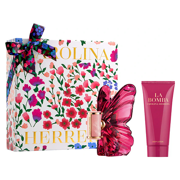 Coffret Carolina Herrera La Bomba Edp 80ml + Loção Corporal 100ml - Feminino