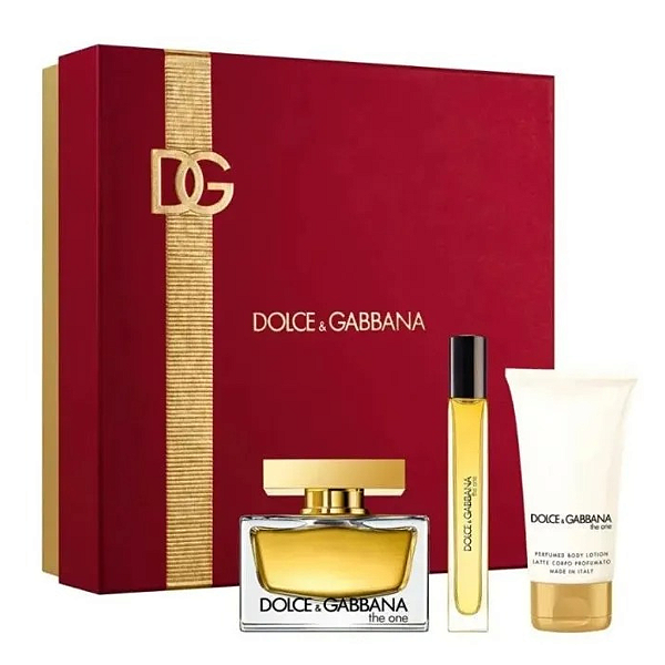 Dolce & Gabbana Coffret The One Edp 75ml + Loção Corporal 50ml + Travel Size 10ml - Feminino
