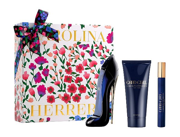 Carolina Herrera Coffret Good Girl Edp 80ml + Loção Hidratante 100ml + Travel Size 10ml - Feminino