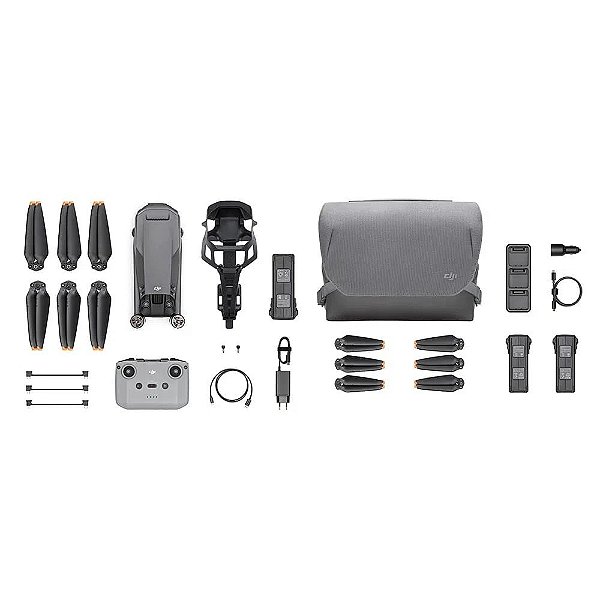 Drone DJI Mavic 3 Classic DJI RC-N1 (Controle s/ tela) BR ANATEL + Kit Fly More Combo