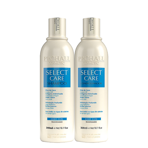 Kit Select Care Shampoo + Condicionador 300ml Pós Química Prohall
