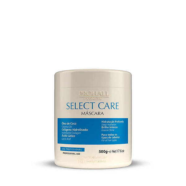 Máscara Select Care 500g Pós Química Prohall