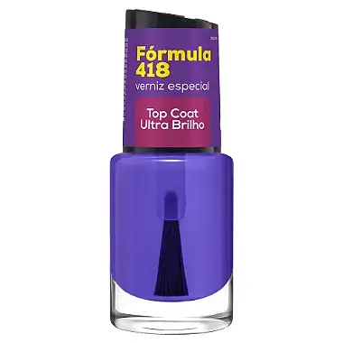 Base Top Coat Verniz e Ultra Brilho Secagem Rápida 10ml Cora