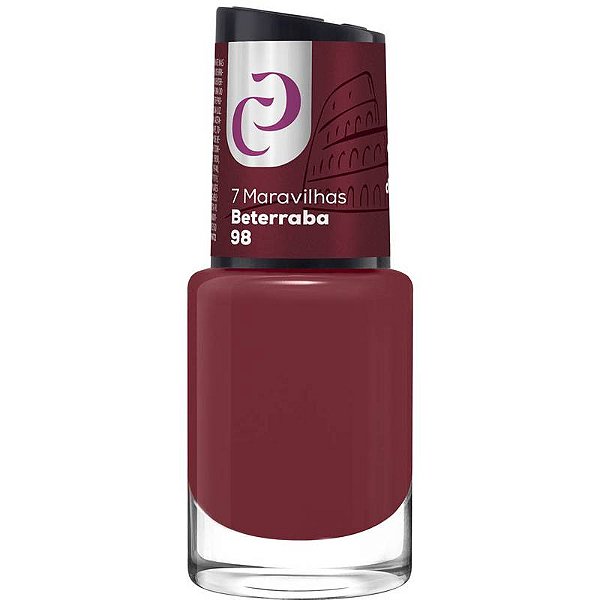 Esmalte Coleção Vermelhos 7 Maravilhas Cor Beterraba Cora