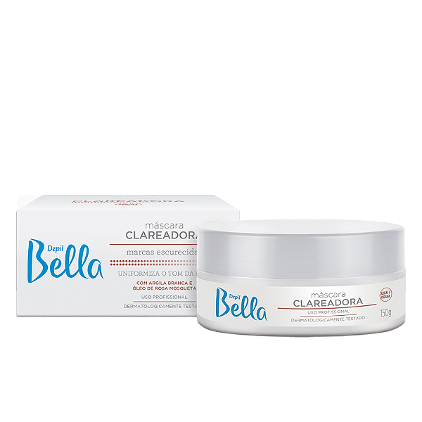 Máscara Clareadora Virilhas Axilas Antimanchas 150g Depil Bella