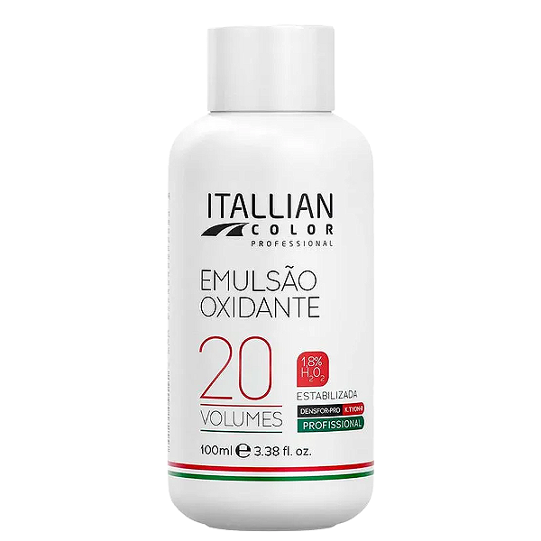 Emulsão Oxidante Água Oxigenada 20 Volumes 100ml Itallian Color